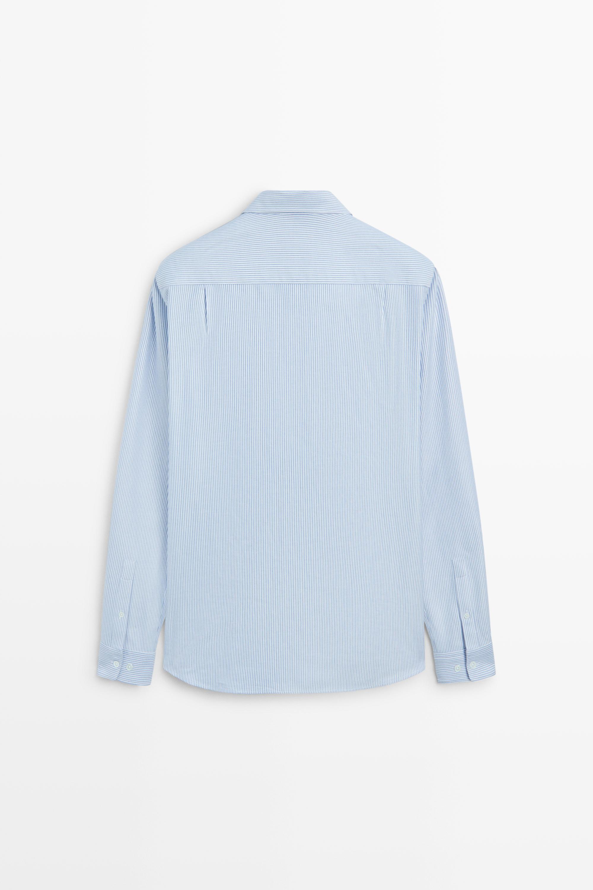Chemise oxford regular fit à rayures
